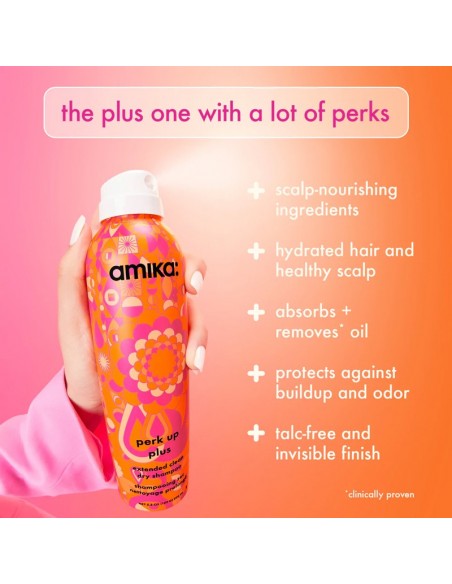 amika - Perk Up Plus - Extended Clean Dry Shampoo - 358ml view 4