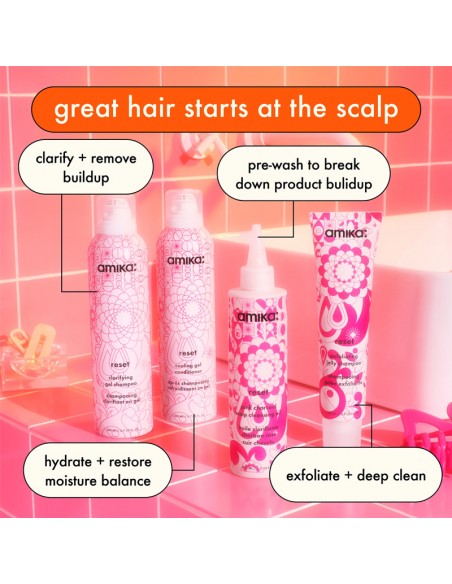 amika - Reset - Clarifying Gel Shampoo - 200ml view 8