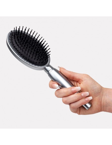 Aria Beauty - Luxe Oval Detangling Brush - Silver view 4