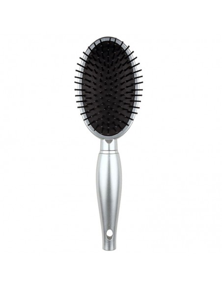 Aria Beauty - Luxe Oval Detangling Brush - Silver view 3