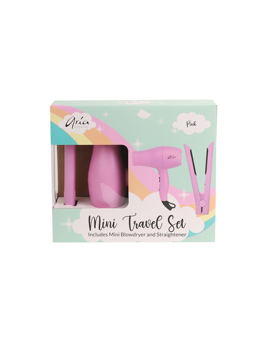 Aria Beauty - Mini Travel Set - Pink