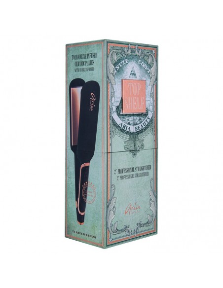 Aria Beauty - Top Shelf Infrared Straightener - 2 Inch Black view 5