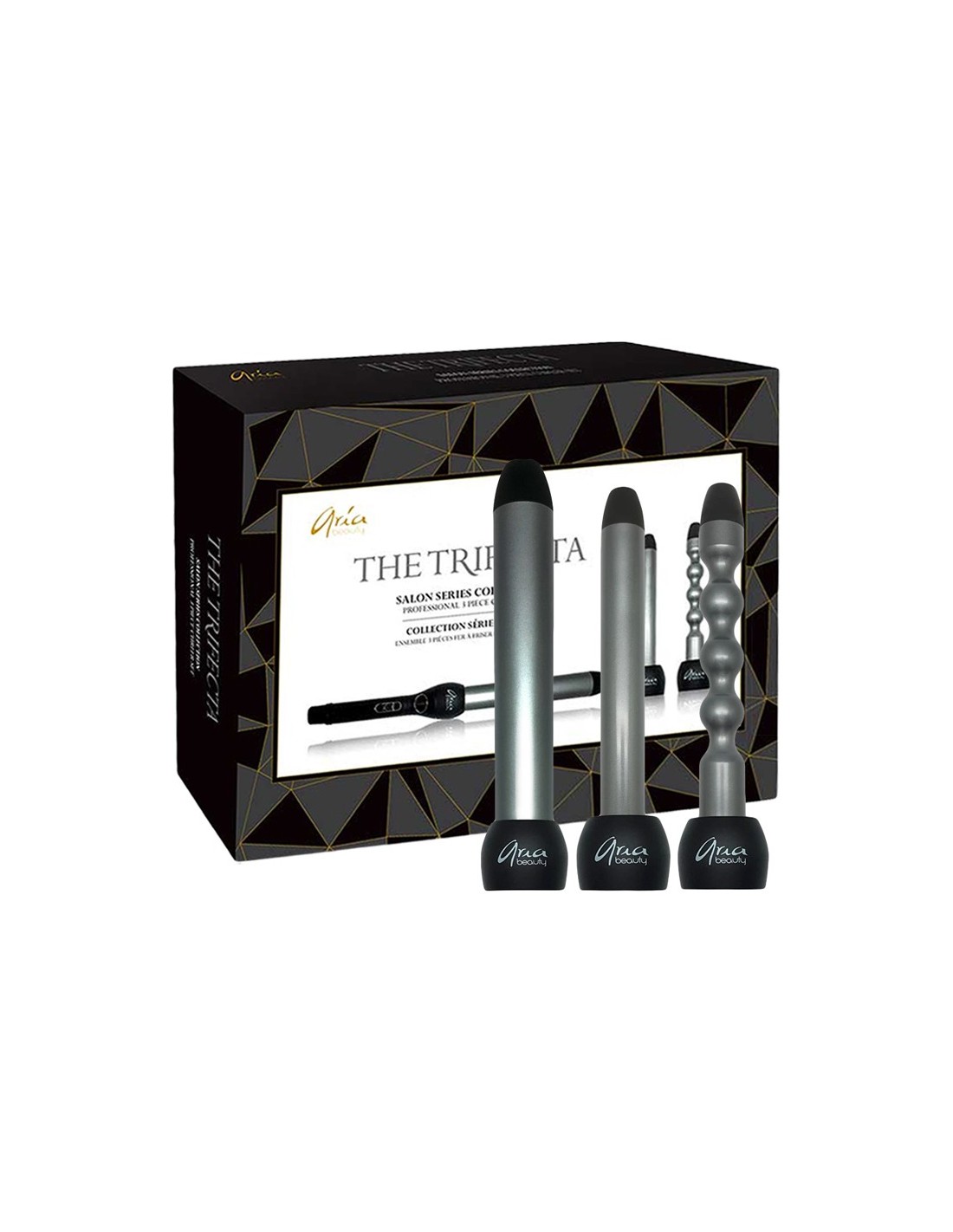 Aria Beauty - Trifecta Professional Curling Iron 3 Piece Set