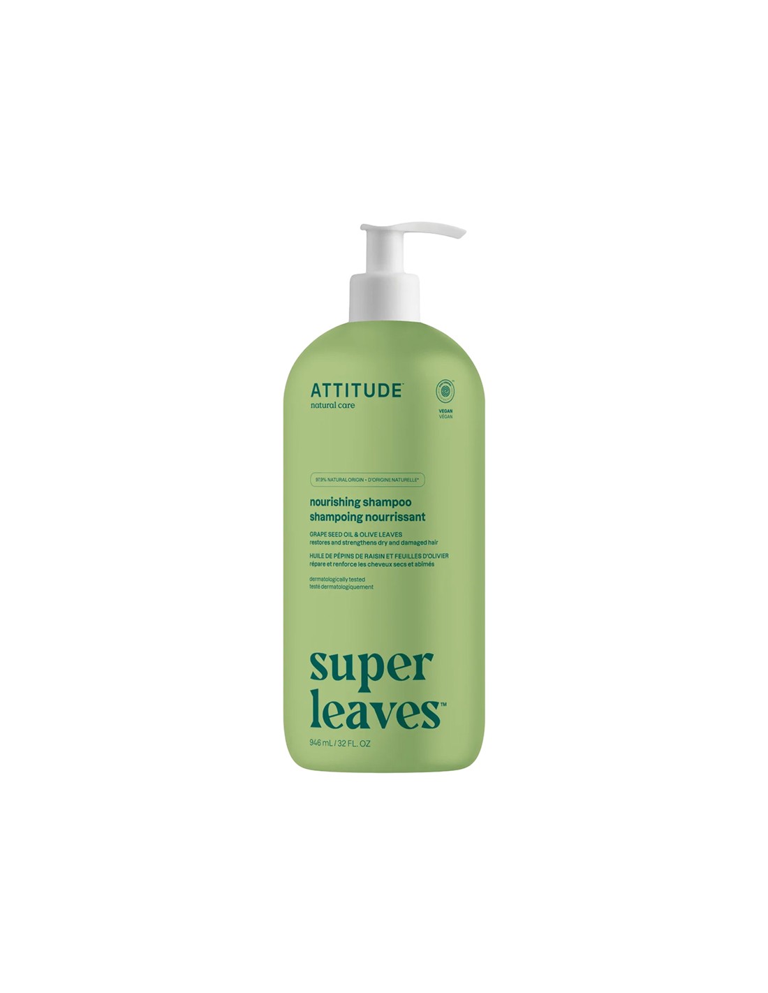 Attitude - Super Leaves - Nourishing Shampoo - 946ml