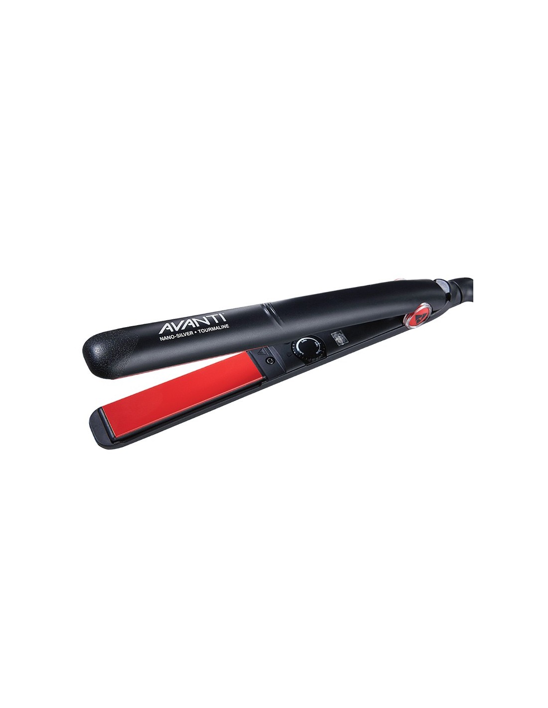 Avanti Flat Iron - Nano Silver Tourmaline Ceramic - 1"
