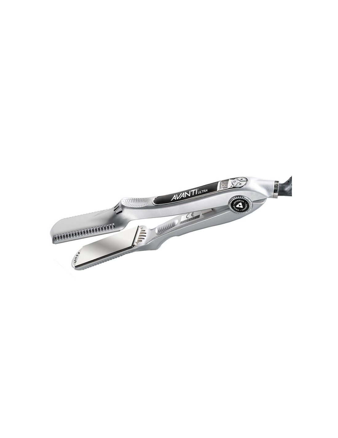 Avanti Flat Iron - Ultra Nano Silver Ceramic Titanium - 1-3/8"