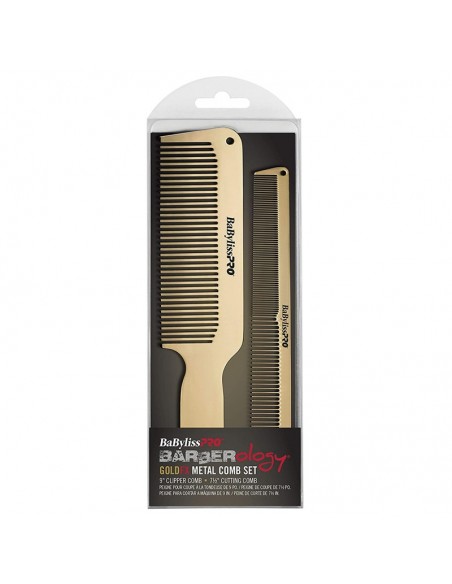 BabylissPRO Comb - GoldFX Metal Comb Duo view 3