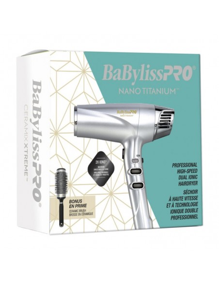 BaBylissPRO Hairdryer - Nano Titanium Ionic High Speed Dryer - Stella 9100C view 4