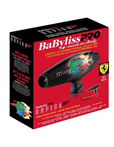 BabylissPRO Hairdryer - Rapido High Performance view 4
