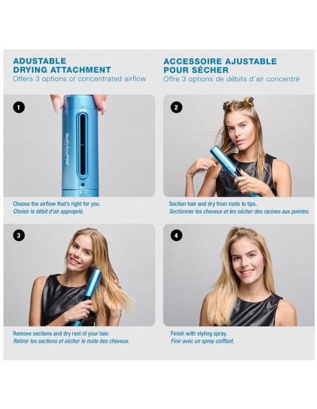 BaBylissPRO Multi-Styler & Dryer - Nano Titanium STYLE/SWITCH 5-In-1 Styler view 6