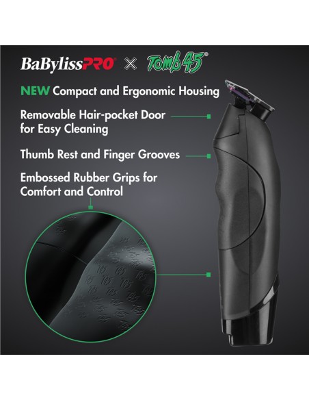 BaBylissPRO Trimmer - Tomb45® Wireless-Charging Trimmer view 4