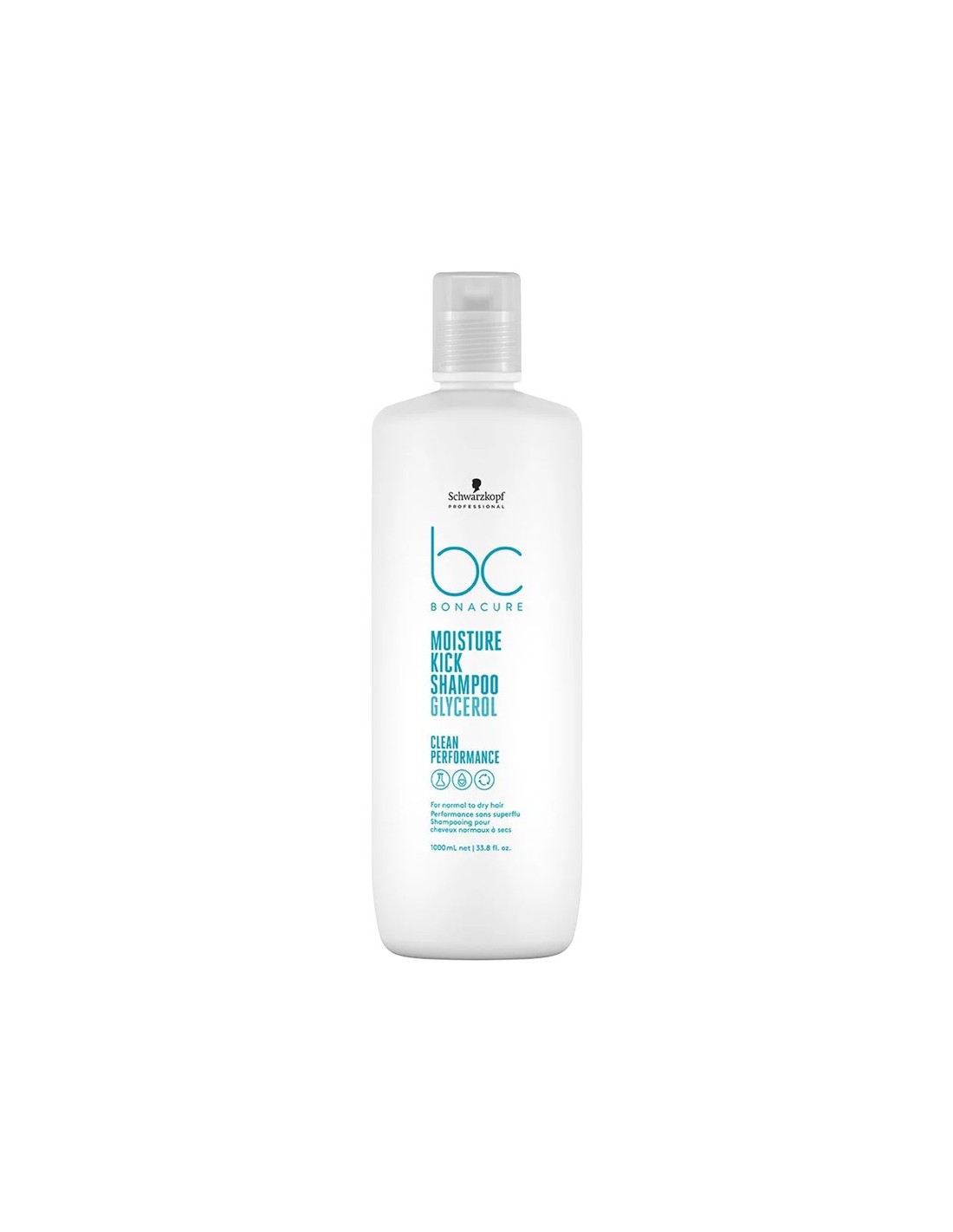 BC Clean Performance - Moisture Kick Shampoo - 1000ml