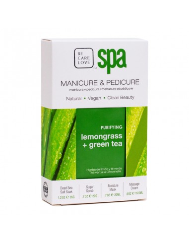 BCLspa -  Lemongrass & Green Tea Packette Box view 2