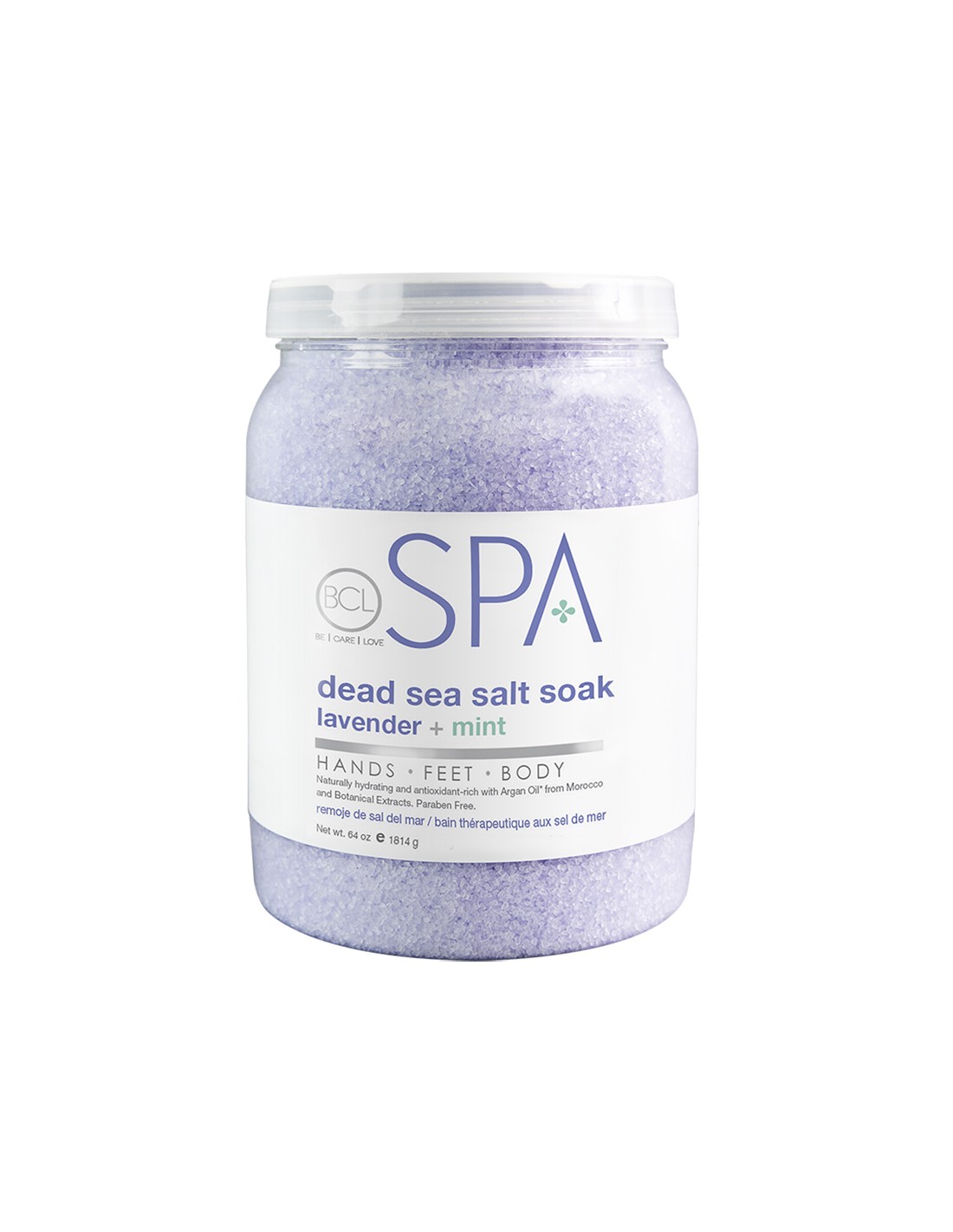 BCLspa - Lavender & Mint Dead Sea Salt Soak - 1814g