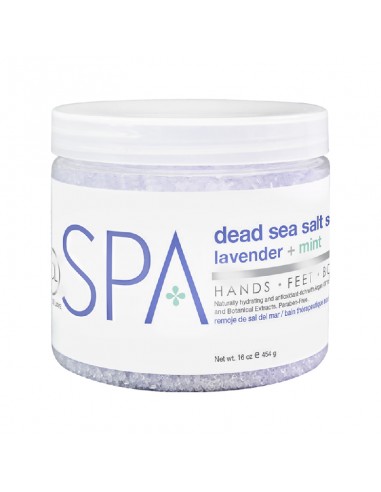 BCLspa - Lavender & Mint Dead Sea Salt Soak - 454g view 2