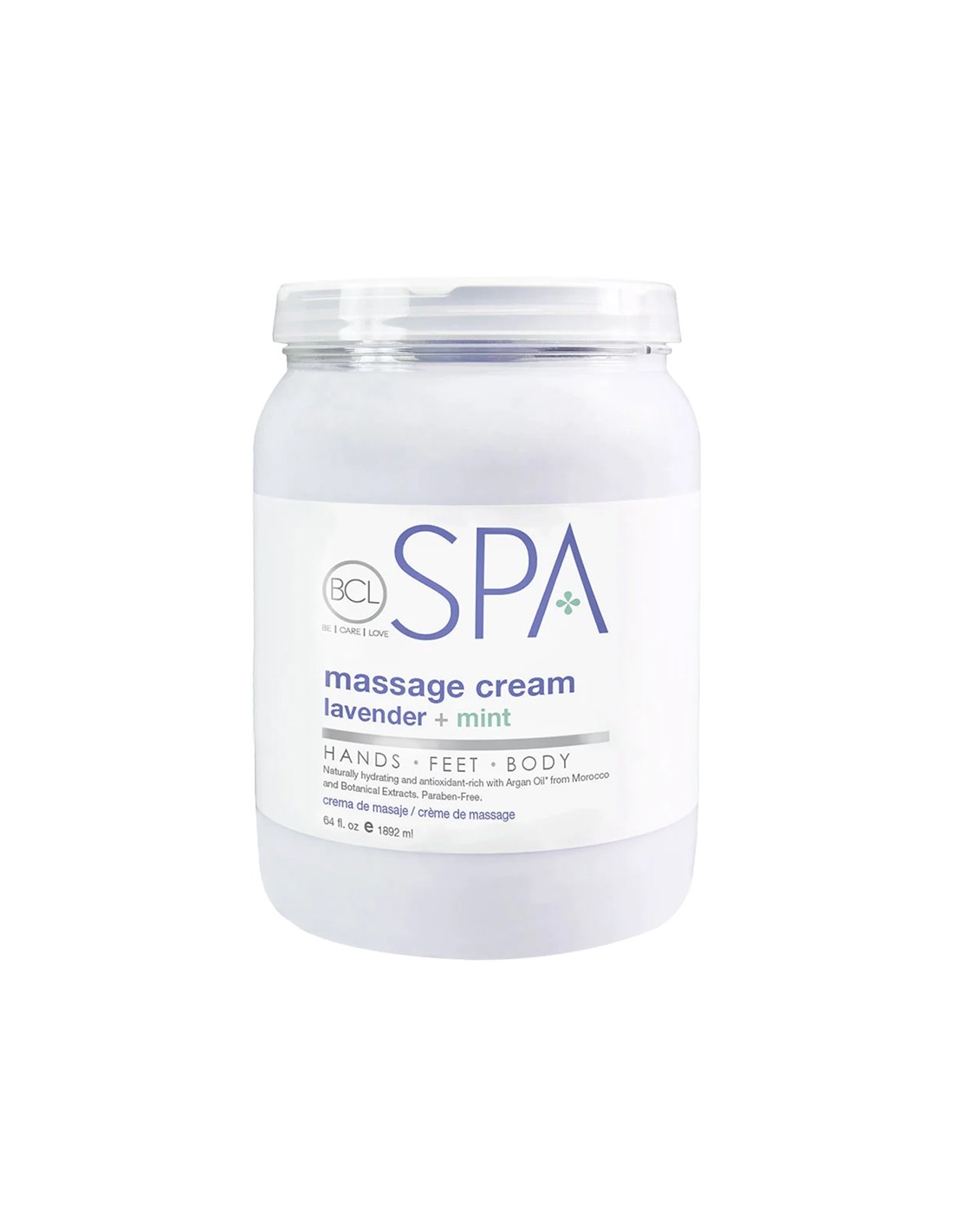 BCLspa - Lavender & Mint Massage Cream - 1892ml