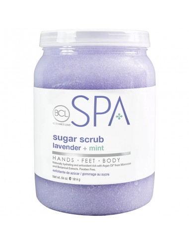 BCLspa - Lavender & Mint Sugar Scrub - 1814g view 2