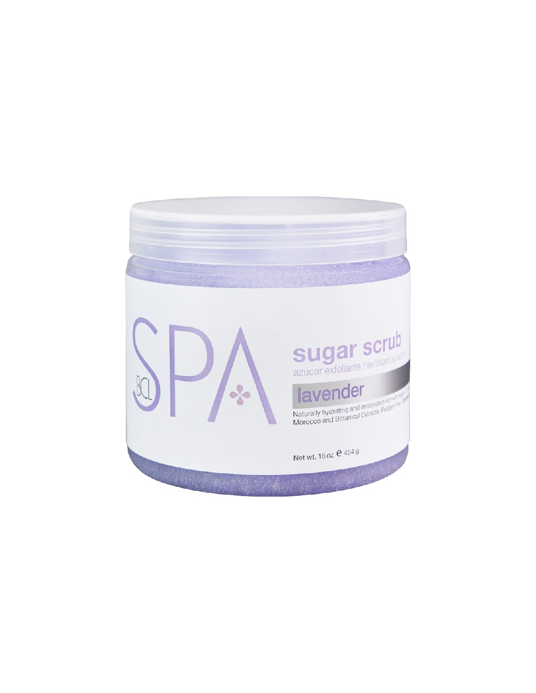 BCLspa - Lavender & Mint Sugar Scrub - 454g