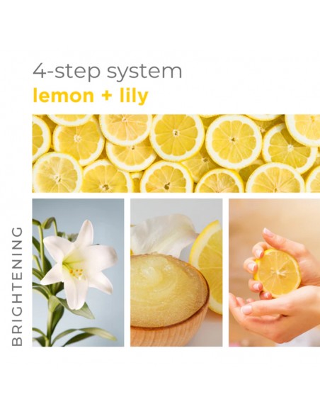 BCLspa - Lemon & Lily With Kojic Acid Dead Sea Salt Soak - 1814g view 5