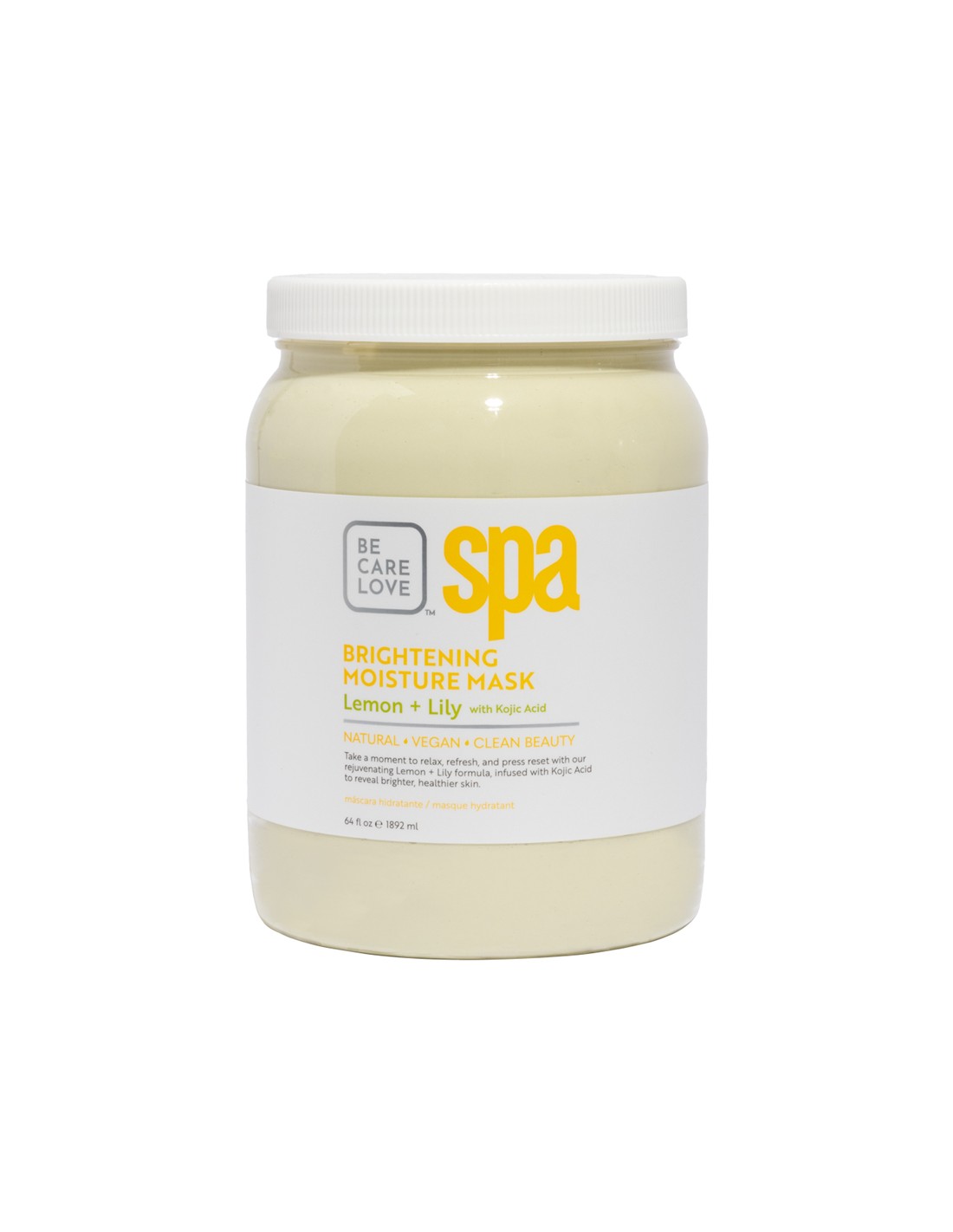 BCLspa - Lemon & Lily With Kojic Acid Moisture Mask - 1892ml