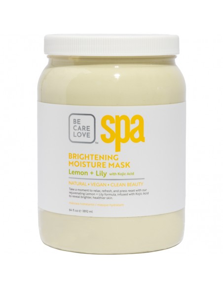 BCLspa - Lemon & Lily With Kojic Acid Moisture Mask - 1892ml view 3