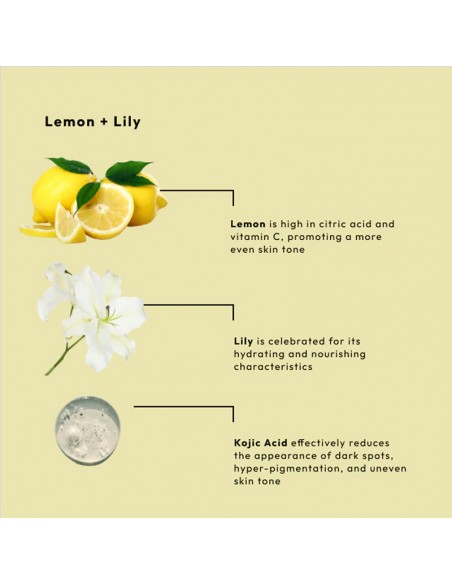 BCLspa - Lemon & Lily With Kojic Acid Moisture Mask - 473ml view 5