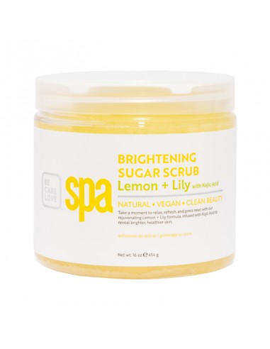 BCLspa - Lemon & Lily With Kojic Acid Sugar Scrub - 454g view 2