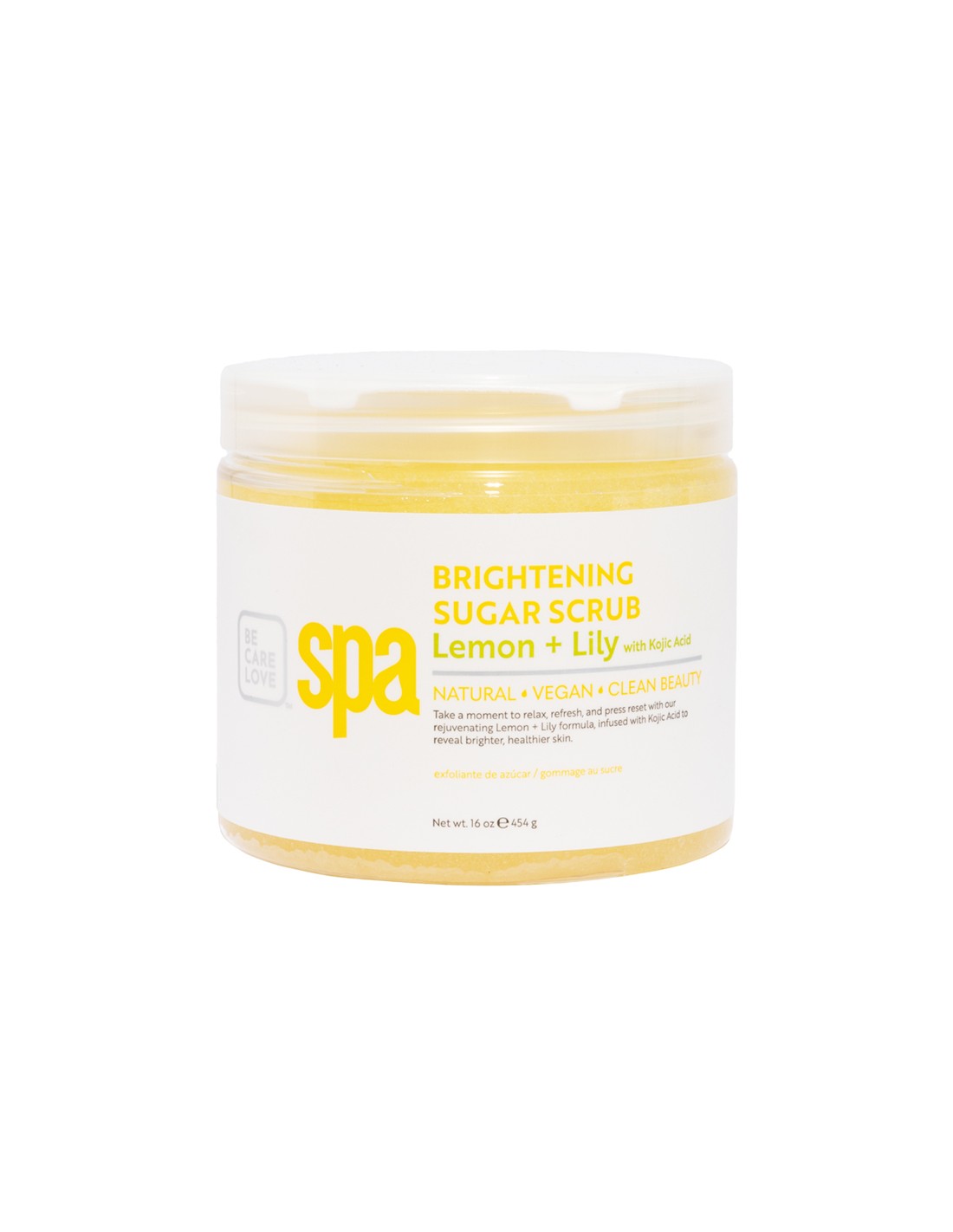 BCLspa - Lemon & Lily With Kojic Acid Sugar Scrub - 454g