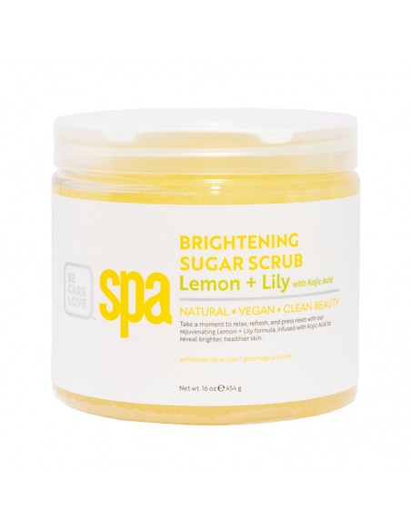 BCLspa - Lemon & Lily With Kojic Acid Sugar Scrub - 454g view 3