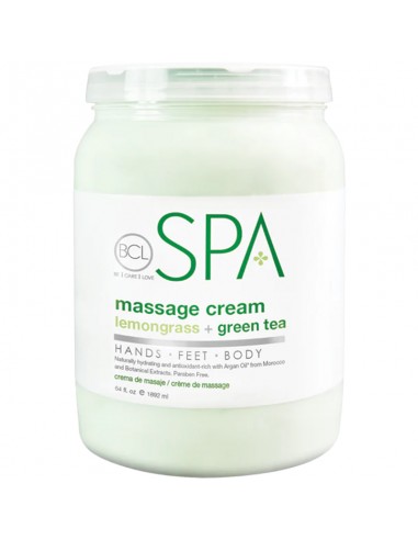 BCLspa - Lemongrass & Green Tea Massage Cream - 1892ml view 2