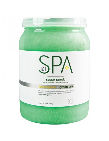 BCLspa - Lemongrass & Green Tea Sugar Scrub - 1814g view 2