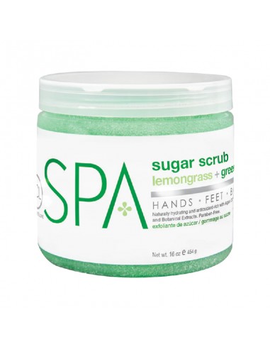 BCLspa - Lemongrass & Green Tea Sugar Scrub - 454g view 2