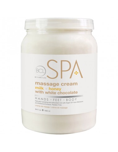 BCLspa - Milk & Honey With White Chocolate Massage Cream - 1892ml view 2