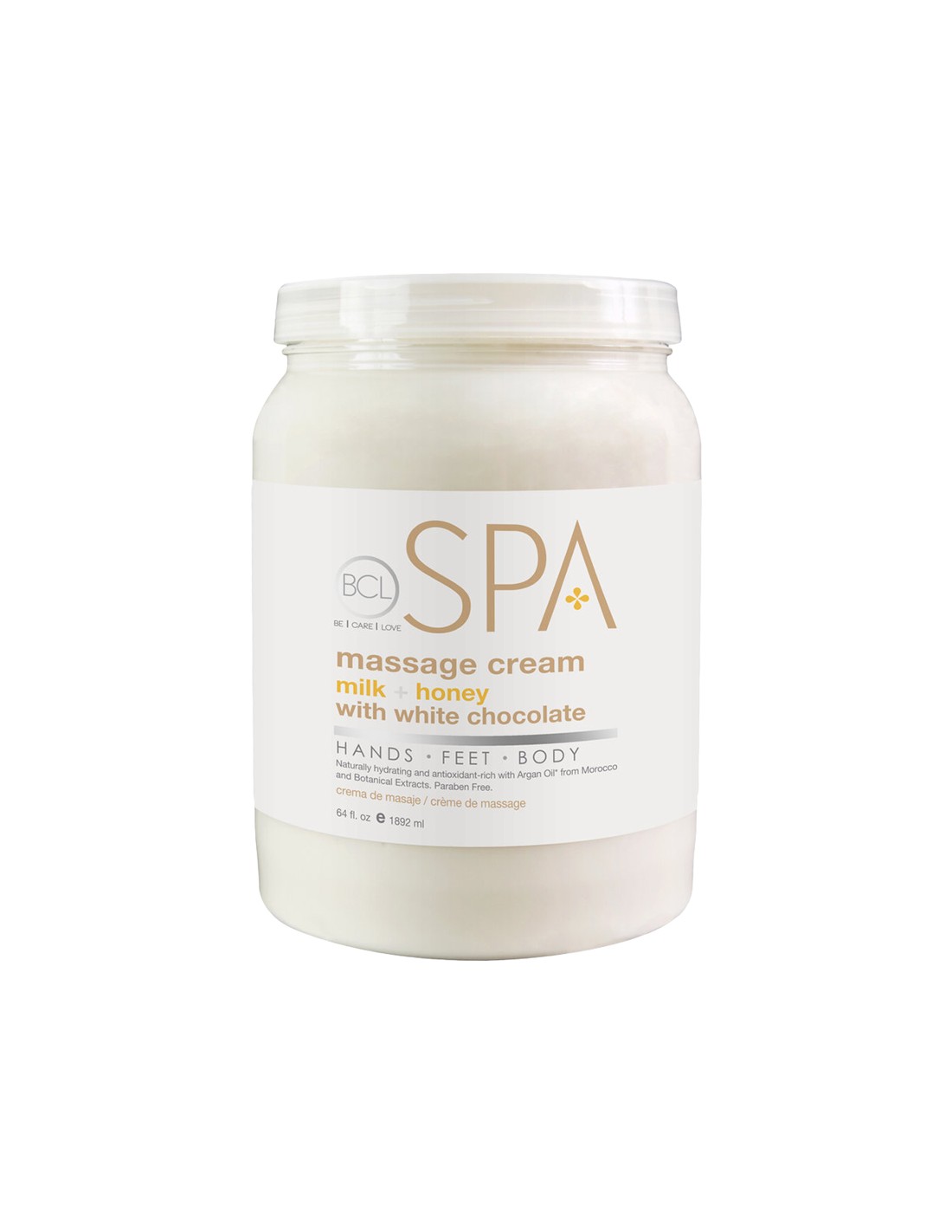 BCLspa - Milk & Honey With White Chocolate Massage Cream - 1892ml