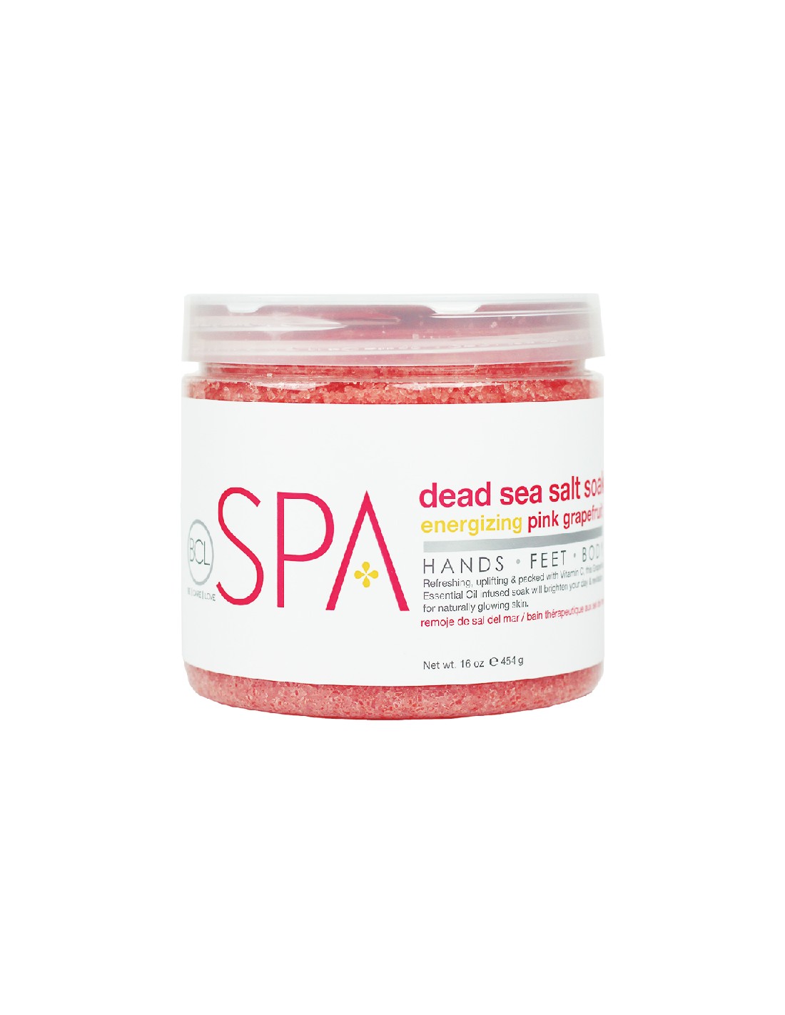 BCLspa - Pink Grapefruit Dead Sea Salt Soak - 454g