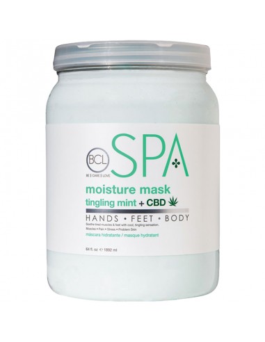 BCLspa - Tingling Mint & CBD Moisture Mask - 1892ml view 2