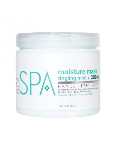 BCLspa - Tingling Mint & CBD Moisture Mask - 473ml view 2