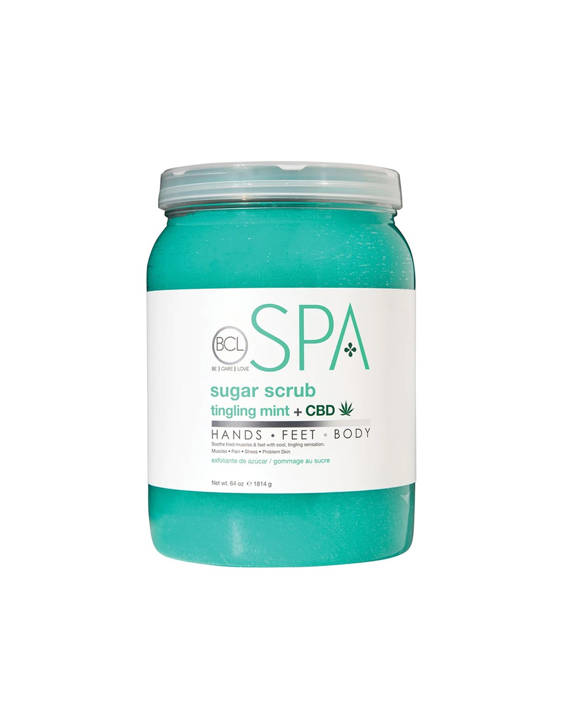 BCLspa - Tingling Mint & CBD Sugar Scrub - 1814g