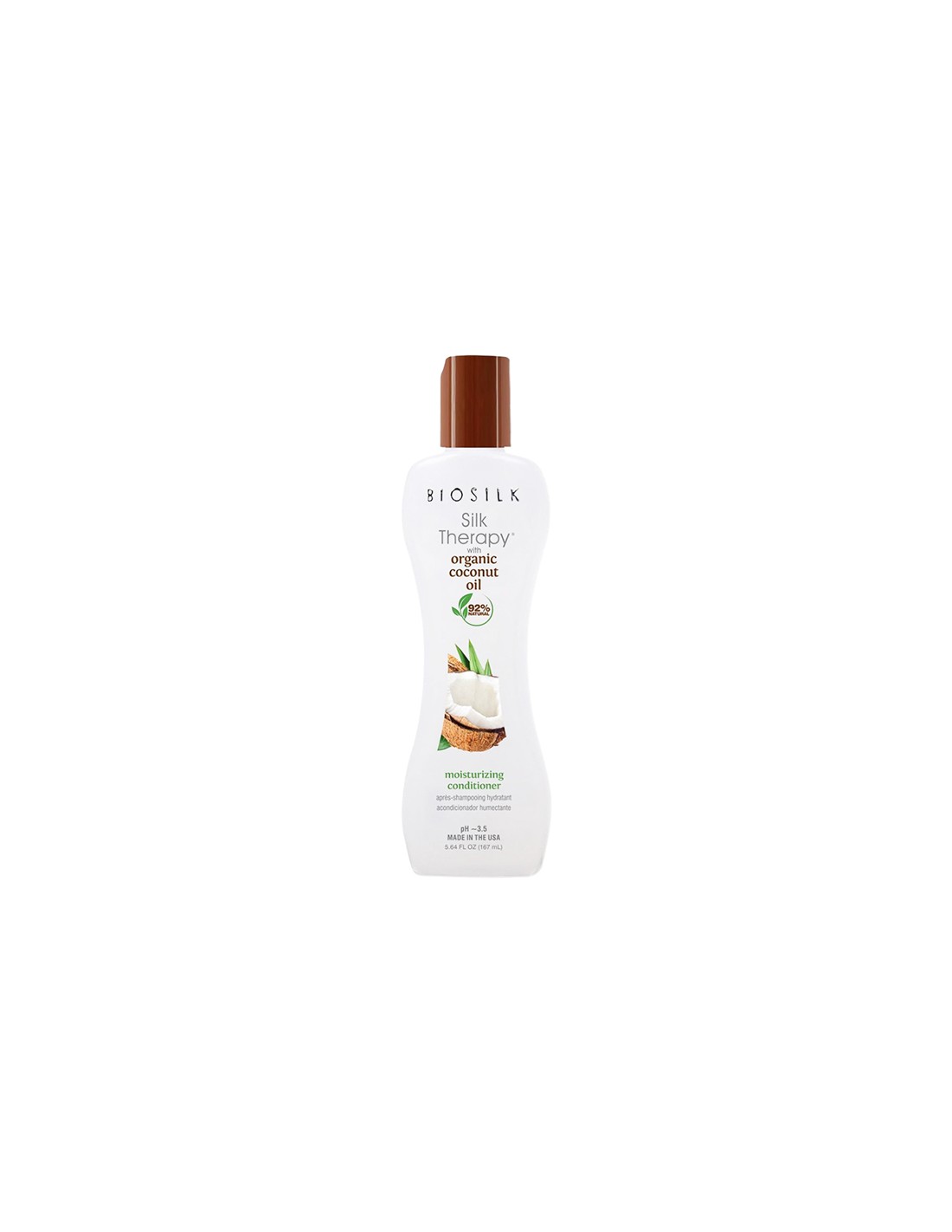 Biosilk - Silk Therapy - Coconut Oil Moisturizing Conditioner - 167ml