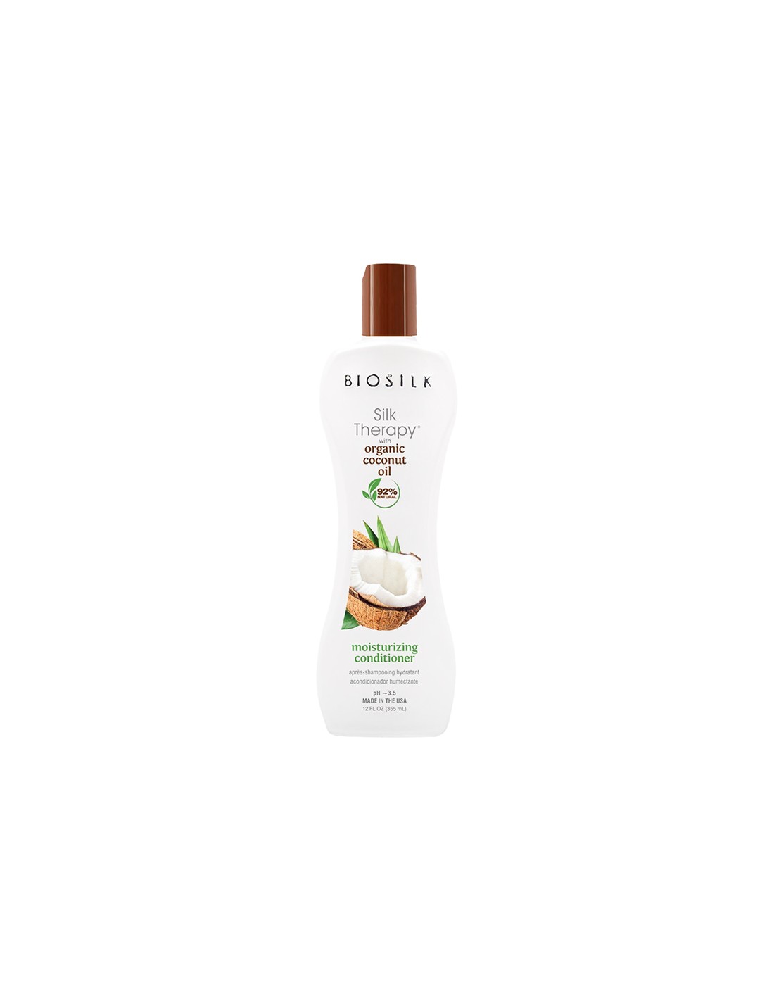 Biosilk - Silk Therapy - Coconut Oil Moisturizing Conditioner - 355ml
