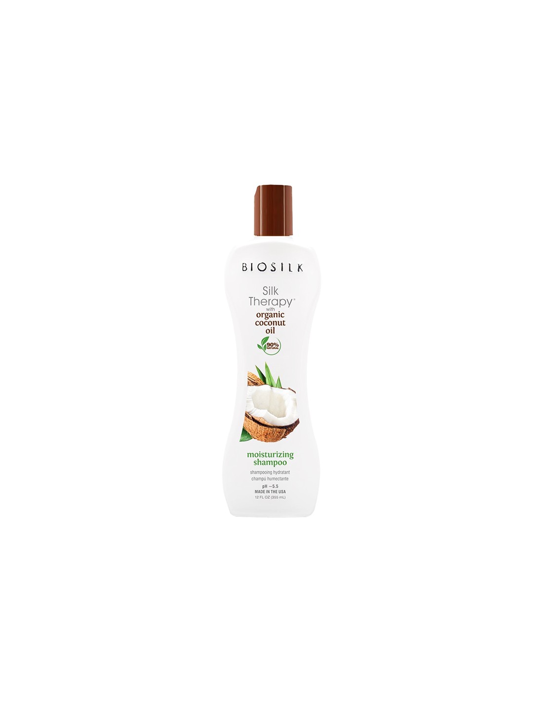 Biosilk - Silk Therapy - Coconut Oil Moisturizing Shampoo - 355ml