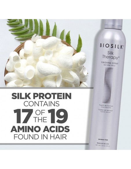 Biosilk - Silk Therapy - Finishing Spray Natural Hold - 284g view 4