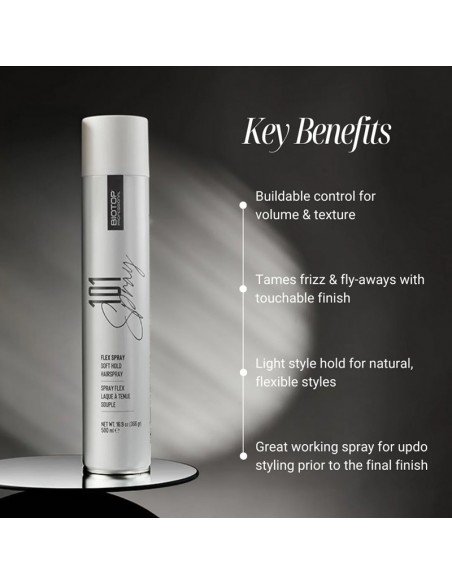 Biotop 101 Create - Flex Hold Hairspray - 500ml view 4