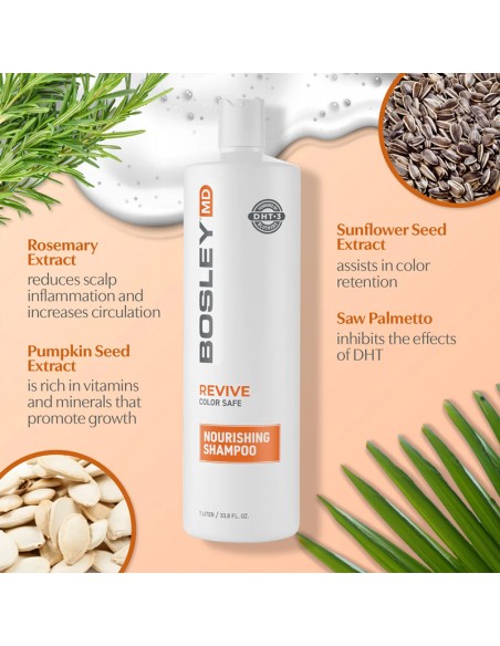 BosleyMD BosRevive - Color Safe Nourishing Shampoo - 300ml view 6