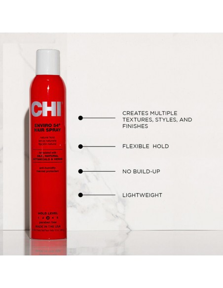 CHI - Enviro 54 Hairspray Natural Hold - 284g view 4