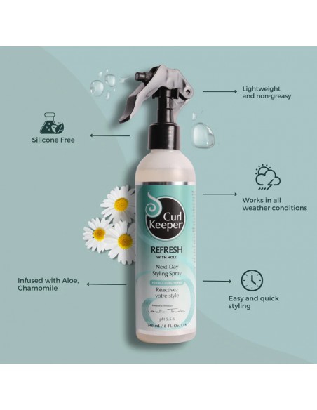 Curl Keeper - Refresh Next Day Styling Spray - 1000ml view 5