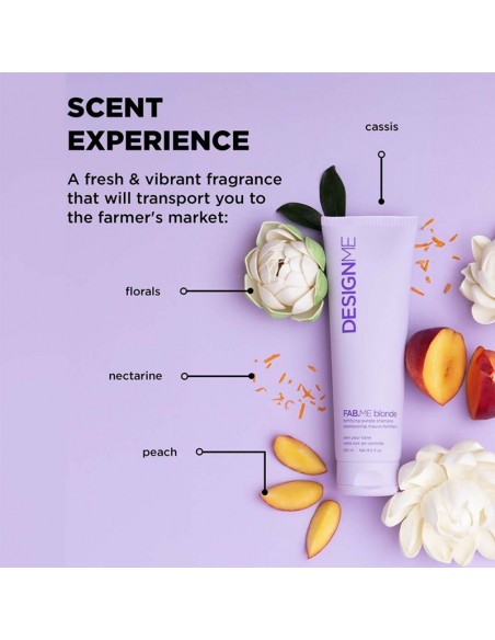 designME - fabME Blonde Fortifying Purple Shampoo - 250ml view 4