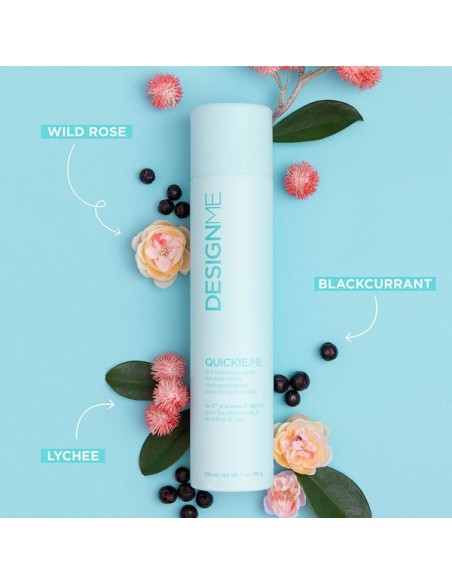 designME - quickieME Dry Shampoo for Dark Tones - 96ml view 4