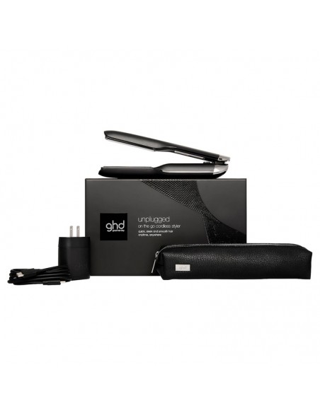 ghd Flat Iron - Unplugged On The Go Cordless Styler - Black view 3