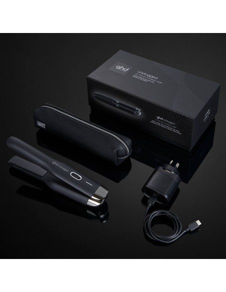 ghd Flat Iron - Unplugged On The Go Cordless Styler - Black view 5